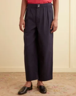 Men BODE Wide Leg Snap Trousers