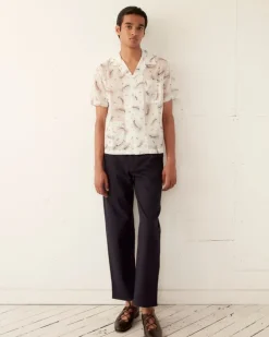 Men BODE Wiggley Short Sleeve Shirt
