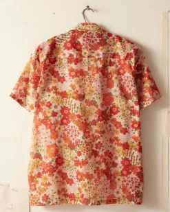 Men BODE Wildflower Short Sleeve Shirt