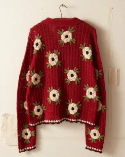 Men BODE Winchester Rose Long Sleeve Shirt