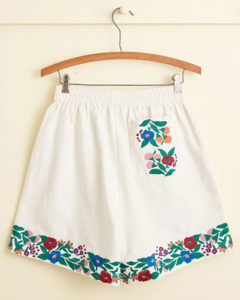 Men BODE Winter Garden Rugby Shorts