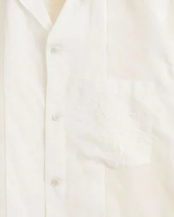Men BODE Zephyr Cotton Short Sleeve Shirt - Xs