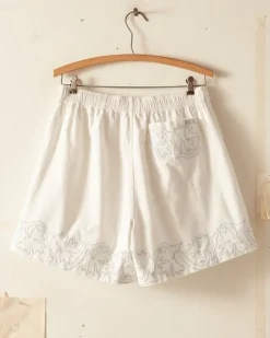 Men BODE Zig-Zag Couching Shorts