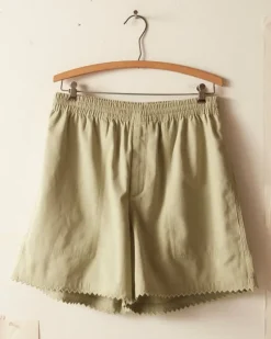 Men BODE Zig-Zag Hem Shorts - Mint